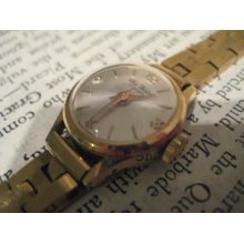 Beautiful Vintage Women's Gold Plated Cocktail Watch - Working & Lovely