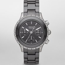 Black Ceramic Chronograph Glitz Watch