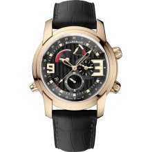 Blancpain L Evolution Reveil GMT Alarm In 18kt Rose Gold