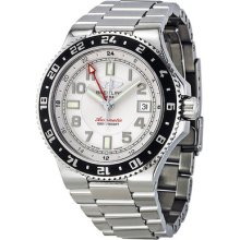 Breitling Superocean Gmt Silver Dial Automatic Mens Watch A3238011-g740ss