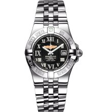 Breitling Women's Galactic Black Dial Watch A71340L2.B950.368A