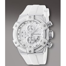 Brera 43mm, Federica Stainless Steel, White