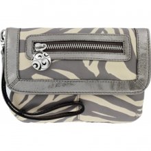 Brighton Z-Stripe Wristlet Pouch Mercury