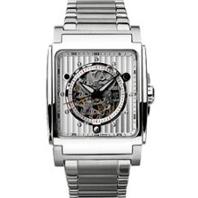 Bulova 21 Jewel Self-Winding Mechanical Skeleton Watch 96A107