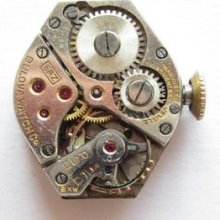 Bulova 6az Watch Movement And Dial Running