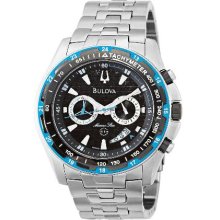 Bulova 98B120 Watch Marine Star Mens - Black Dial