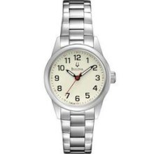 Bulova Casual Collection Ladies' Stainless Steel Bracelet Cream Dial Watch Promotional