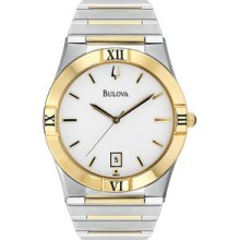 Bulova Two-Tone Mens Watch 98B015