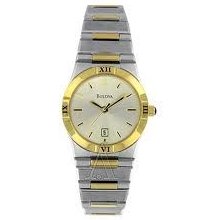 Bulova Two-Tone Women's Watch 98M100