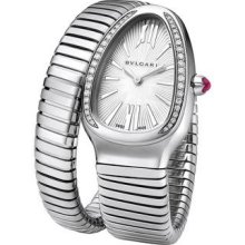 Bvlgari Women's Serpenti Silver Dial Watch SP35C6SDS/1T