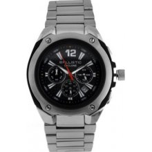 BWC100 Ballistic Mens Cyclone Silver Chronograph Watch