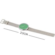 Candy Color Green Round Dial Women's Analog Quartz Watch