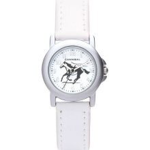 Cannibal Girl's Quartz Watch With White Dial Analogue Display And White Plastic Or Pu Strap Ck193-01