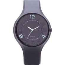 Cannibal Ladies Quartz Watch With Black Dial Analogue Display And Black Resin Strap Cl229-03