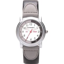 Cannibal Unisex Quartz Watch With White Dial Analogue Display And Black Plastic Or Pu Strap Ct202-03