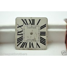 Cartier Automatic Large White Roman Numeral Dial