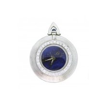 Cartier Pocket Watch 18K White Gold, Lapis Lazuli Dial