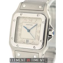 Cartier Santos Collection Santos Large Quartz Stainless Steel