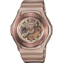 Casio Baby-g Bga-141-5b2jf Rose Gold Analog Digital Watch G-shock Japan 2012