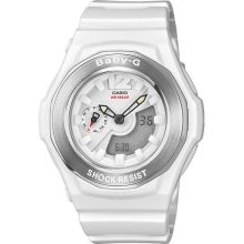 Casio Baby G BGA140-7B Watch Ana Digi Ladies - White Dial