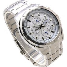 Casio Edifice Mens Chronograph Watch Ef-328d-7 Ef328d White Watch