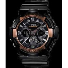 Casio G-shock Black Rose Gold Watch Ga-200rg-1a Realease Limited Edition