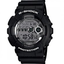 Casio G-shock World Time Black Digital Men's Watch Gd-100bw-1dr