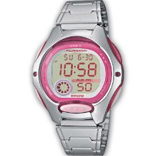 Casio Lw-200d-4a Ladies / Kids Digital Watch Pink Lw200