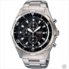 Casio men's chronograph bracelet watch, 100 meter wr, amw330d-1av