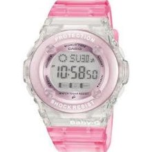 Casio Pink Alarm Stopwatch Digital Watch Baby-g Bg-1302-4er Ladies Gift