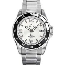 Certus Paris Stainless Steel Men's Silver Dial Luminous Hands