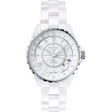 Chanel J12 Automatic GMT White High-Tech Ceramic Ladies Watch H3103