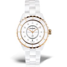 Chanel Women's J12 Jewelry White Dial Watch H2180