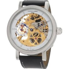 Charles-Hubert, Paris Mens Stainless Steel Case Mechanical Watch ...