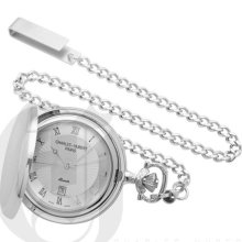 Charles-Hubert, Paris Sterling Silver Quartz Hunter Case Pocket W ...