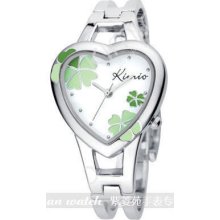 Charm Fashion Women Heart Ladies Bracelet Watch Six Color 440l