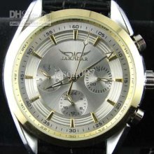 China Designer Men Leather Watch Gold Stainless Automatic Mechanical