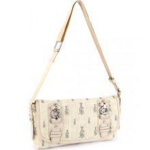 Christian Audigier Jemma Crossbody Bag - Beige/silver