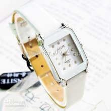 Christmas Gifts Square Rhinestone Dial Quartz Women's Beautiful Casu