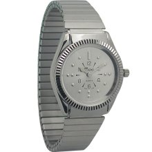 Chrome Quartz Braille Watch for Men