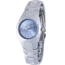 Chronotech Women's Aluminum Light Blue Dial Quartz