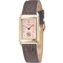 Circa 1940s Rectangle Light Bronze Face Watch