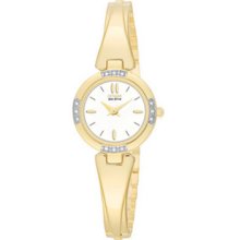 Citizen Eco-drive Diamond Silhouette Bangle Ladies Watch Ew9262-51a