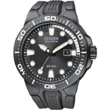 Citizen Eco-drive Mens Scuba Fin Dive Watch - Black Dial Bn0095-08e