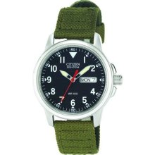 Citizen Eco-Drive Watch Military Strap BM8180-03E