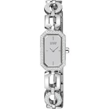 Citizen Ladies Silhouette Eco-Drive Stainless Steel Case and Bracelet Silver Dial EG2760-56A