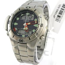 Citizen Men Promaster Scuba Diver C500 Watch +warranty Jp1060-52l