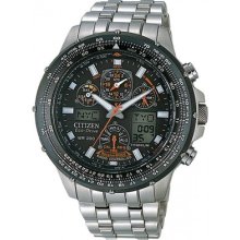 Citizen Radio Controlled Skyhawk Titanium Sapphire Watch Jy0080-62e Jy0010-50e