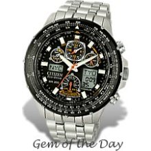 Citizen Skyhawk Watch, Pilot's Watch, AT Atomic Time JY0010-50E