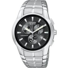 Citizen Watches Men's Bracelet Black Dial AT2050-56E